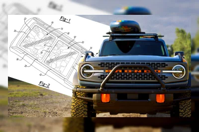 Ford Patenkan Atap Kaca Geser untuk Bronco, Solusi Atap Bongkar Pasang