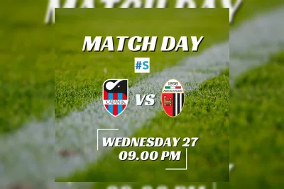 Catania Kalahkan Ascoli Lewat Gol Tunggal Caturano di Semifinal Playoff