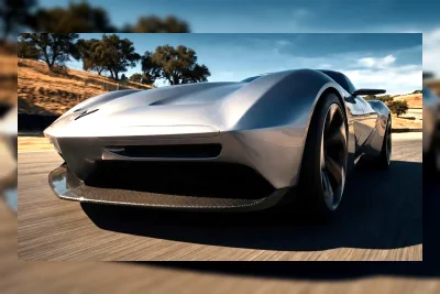Desainer Jaguar Ciptakan Corvette Klasik Modern dengan Lampu Pop-Up