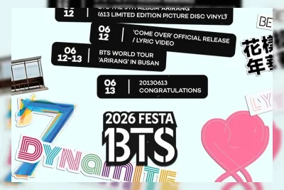 BTS Gelar BTS FESTA 2026, Rayakan 13 Tahun Debut di Busan