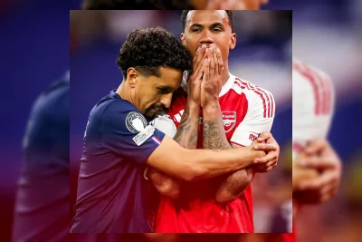 Marquinhos Hibur Gabriel Magalhaes Usai Gagal Penalti di Final Liga Champions