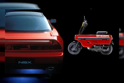 Skuter Mini Honda 1981 Muat di Bagasi NSX, Tapi Bensinnya Harus Dikosongkan Dulu