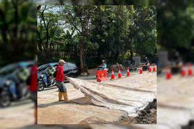 Dishub DKI Jakarta Buka Bertahap Jalan Raya Lenteng Agung Arah Depok