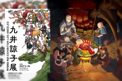Pameran Delicious in Dungeon dan Ryoko Kui Dibuka di Los Angeles Bulan Depan