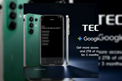 Tecno Beri Akses Gratis Google AI Plus 2 TB untuk Pengguna di Indonesia