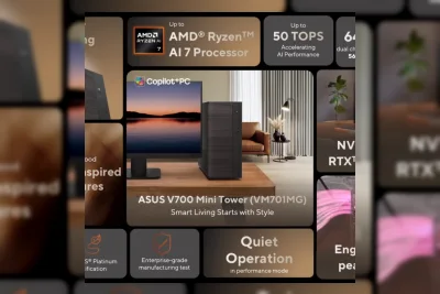 Asus Luncurkan V700 Mini Tower dengan Desain Mirip Furniture