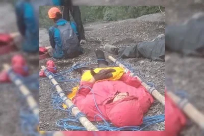 Tim Gabungan Evakuasi Pendaki Ilegal Patah Kaki di Gunung Semeru