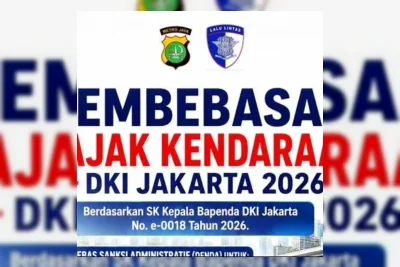 Bapenda DKI Hapus Denda Pajak Kendaraan, Berlaku Juni-Agustus 2026