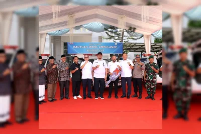 PT TMMIN Hibahkan Tiga Ambulans untuk RSUD Muda Sedia Aceh Tamiang