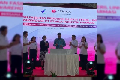 BPOM Resmikan Fasilitas Injeksi Steril Lini 3 PT Ethica Industri Farmasi