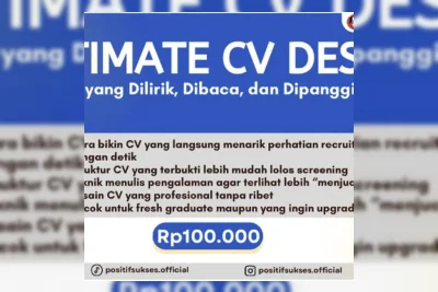 Hindari Kesalahan CV Fresh Graduate Melalui Kelas Ultimate Design