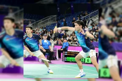 Raymond/Joaquin Kalahkan Unggulan Malaysia di Indonesia Open
