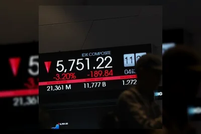 IHSG Merosot ke 5.839, Investor Asing Jual Bersih Rp1,27 Triliun