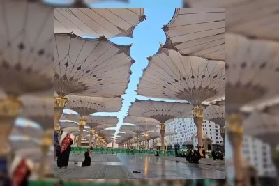 Masjid Nabawi Pasang 117.000 Meter Persegi Marmer Thassos untuk Turunkan Suhu