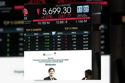 IHSG Melemah, Investor Asing Jual Bersih Rp1,43 Triliun