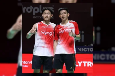 Raymond Indra dan Nikolaus Joaquin Lolos ke Semifinal Indonesia Open 2026