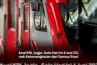 Jadwal KRL Jogja Solo 6 Juni 2026: 14 Perjalanan, Tarif Rp8.000