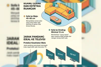 Atur Posisi Sofa untuk Meningkatkan Kenyamanan Ruang Tamu