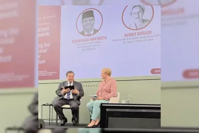 Airlangga Hartarto Dorong Diversifikasi Ekonomi di Forum BESF Belgia