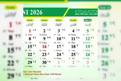 Pemerintah Tetapkan 16 Juni 2026 sebagai Libur Nasional Tahun Baru Islam