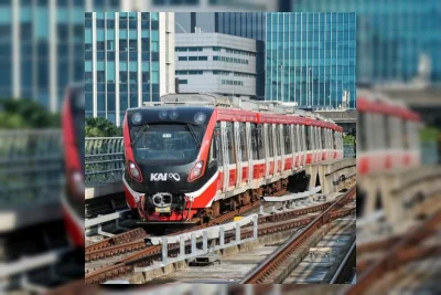 KAI Tambah Frekuensi LRT Jabodebek pada Jam Sibuk Pagi
