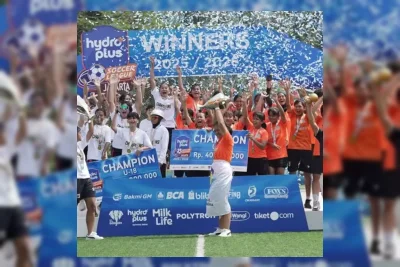 Cipta Cendikia dan Putri JP Juara Hydroplus Soccer League Jakarta