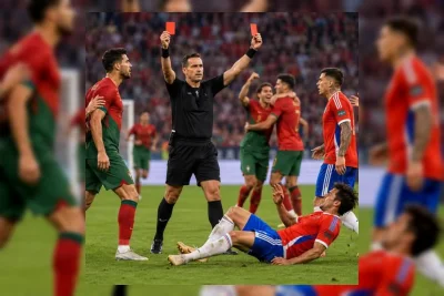 Portugal Taklukkan Chile 2-1 dalam Uji Coba yang Diwarnai Kartu Merah