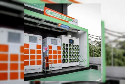 Sistem Battery Swap Motor Listrik Hadapi Kendala Server dan Pola Pakai Pengguna