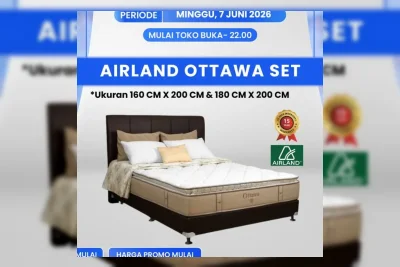 Transmart Full Day Sale: Diskon Tempat Tidur Hingga 50 Persen, Plus Tambahan 20 Persen