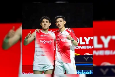 Raymond Indra dan Nikolaus Joaquin Lolos ke Final Indonesia Open 2026