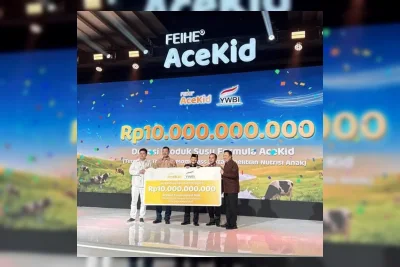 FEIHE dan MAKUKU Luncurkan Susu Formula Super Premium AceKid Berbahan Susu Segar