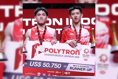 Raymond/Joaquin Raih Runner-up Polytron Indonesia Open 2026