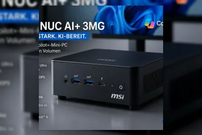 MSI Luncurkan Mini PC Cubi NUC AI Plus 3MG Berkinerja Tinggi