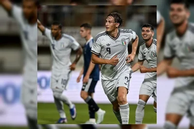 Gol Tunggal Pio Esposito Bawa Italia Tekuk Yunani 1-0