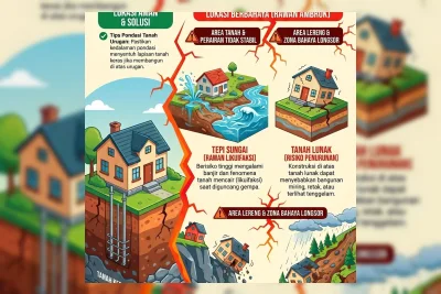 Hindari Lokasi Ini Saat Bangun Rumah demi Cegah Dampak Gempa