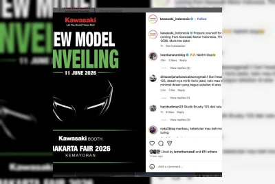 Kawasaki Siap Luncurkan Motor Matic Baru di Jakarta Fair Kemayoran 2026
