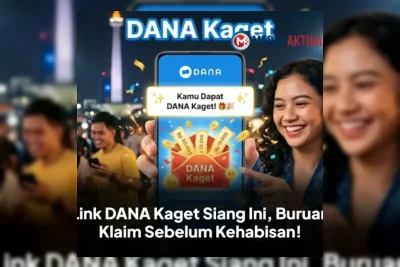 Aplikasi DANA Bagikan Saldo Gratis Lewat Tautan Kejutan Siang Ini