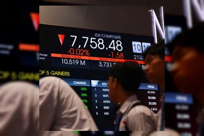 IHSG Anjlok Hampir 5 Persen pada Perdagangan Sesi II