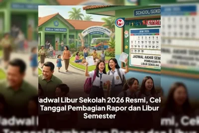 Jadwal Libur Sekolah 2026 Resmi: Cek Tanggal Rapor dan Semester Genap