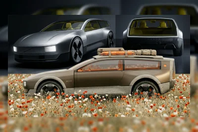 Mantan Desainer Volvo Hidupkan Kembali Wagon Ikonik dengan Konsep V77 dan XC77