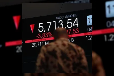 IHSG Merosot ke 5.342, Seluruh Sektor Saham Tertekan