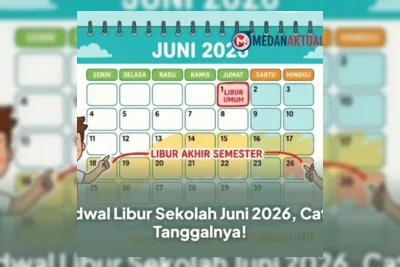 Jadwal Lengkap Libur Sekolah Juni 2026 dan Daftar Tanggal Merah