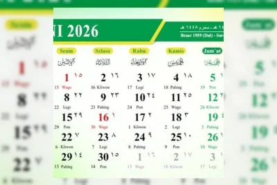 Catat Jadwal Sisa Hari Libur Nasional Bulan Juni 2026