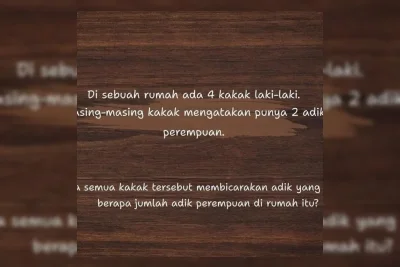 7 Teka-Teki Logika Asah Otak untuk Menguji Kecerdasan