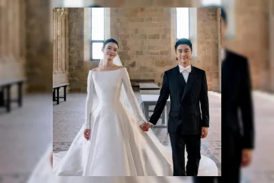 Ming Xi Kenakan Tiga Gaun Couture dalam Pernikahan di Perancis