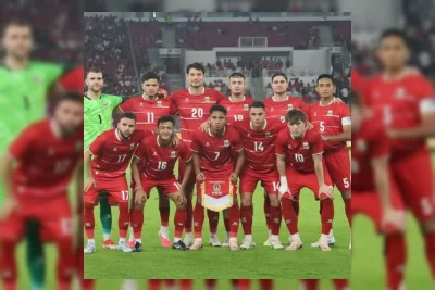 Timnas Indonesia Unggul 1-0 atas Mozambik di Babak Pertama