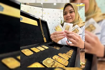 Harga Emas Antam 10 Juni 2026 Turun Rp 20.000 Per Gram