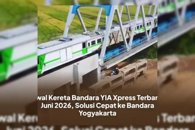 Jadwal Kereta Bandara YIA Xpress 10 Juni 2026, Tarif Rp50.000 Non-Stop