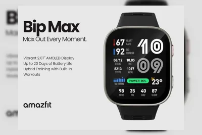Amazfit Bip Max Resmi di India, Layar AMOLED 2,07 Inci dan Baterai 20 Hari