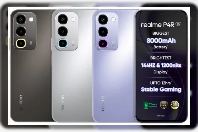 realme P4R 5G Resmi di India: Baterai 8000mAh, Layar 144Hz, Harga Mulai Rp 3,5 Juta